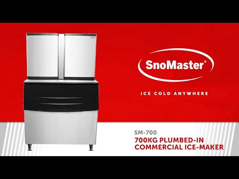 SnoMaster - 700Kg/24Hr Commercial Square Block Type Ice-Maker (SM-700)