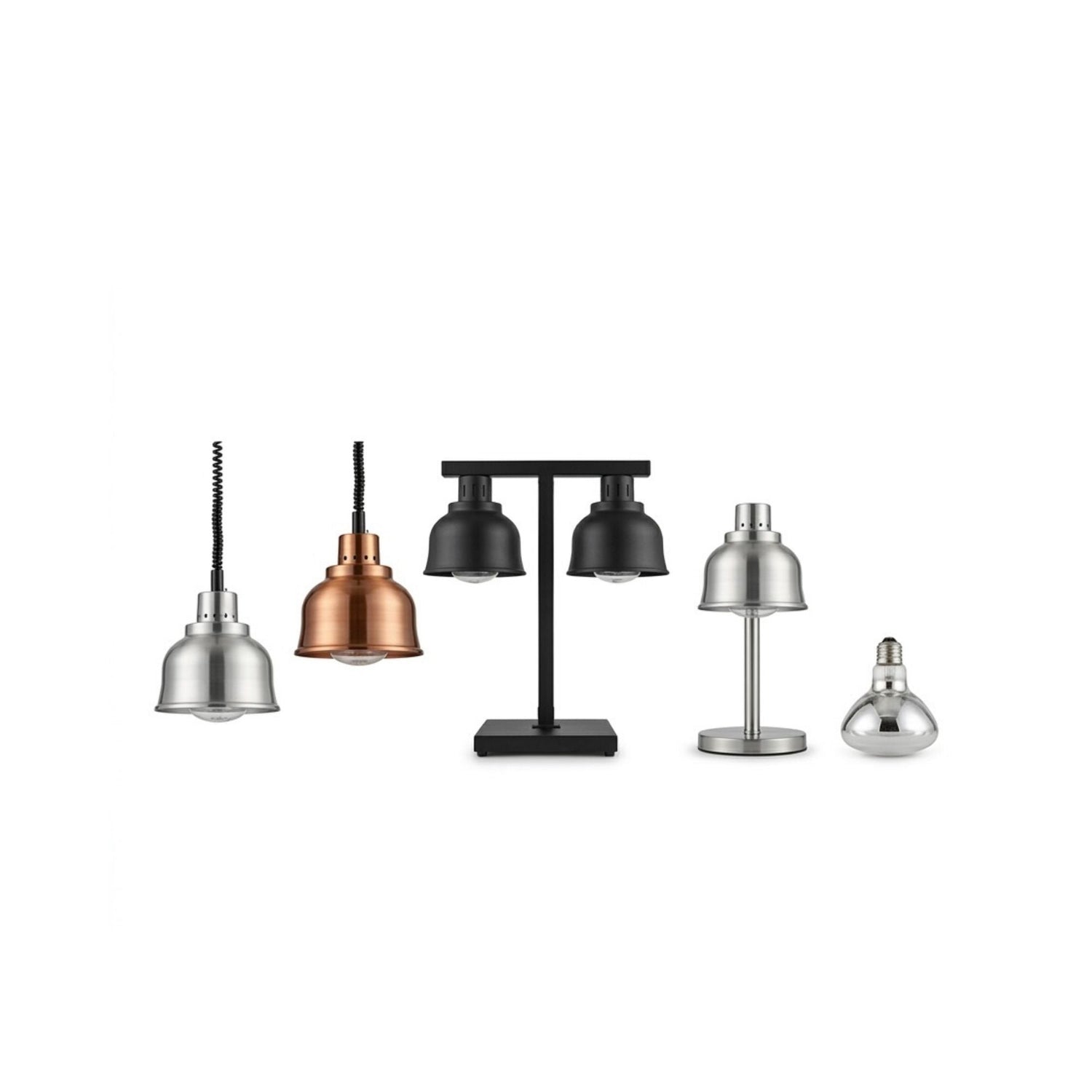Food heat Lamps by Kitchen Trade