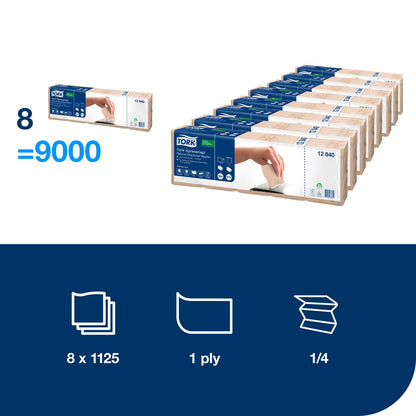 Tork Xpressnap® Natural Dispenser Napkin Refill – 9,000 Pack | N4