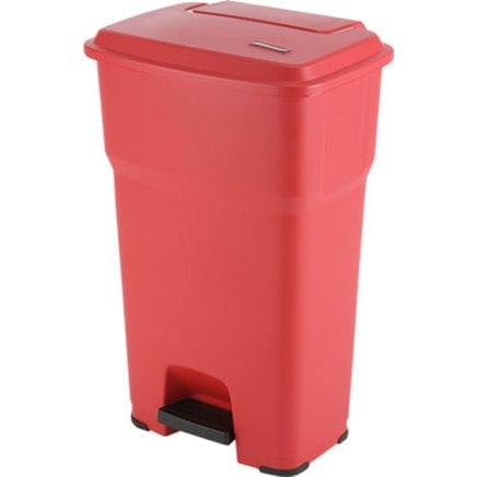 Vileda Hera Pedal Bin 60L - Red