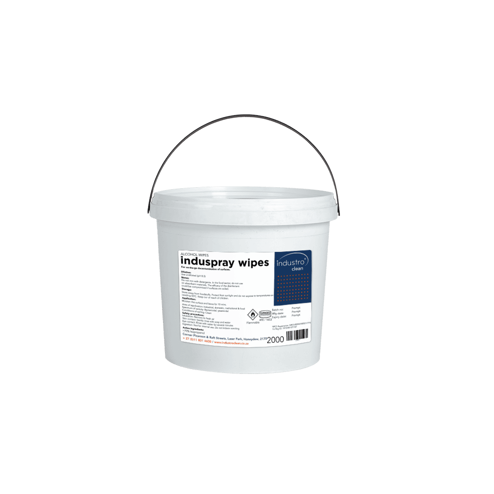 Industroclean Induspray Sanitising Wipes 2,000 Wipes