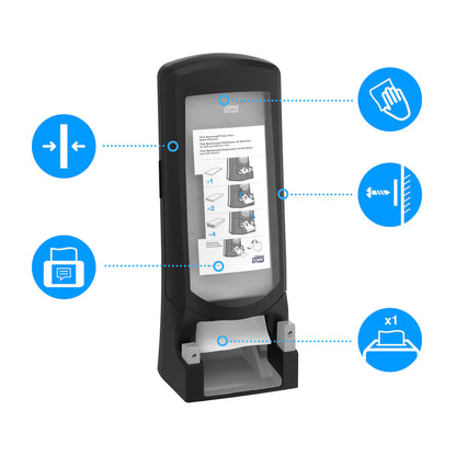 Tork Xpressnap® Drive-Thru Napkin Dispenser – Black | N4