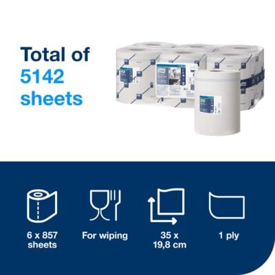Tork Reflex Wiping Paper pack contents - SKU 473242