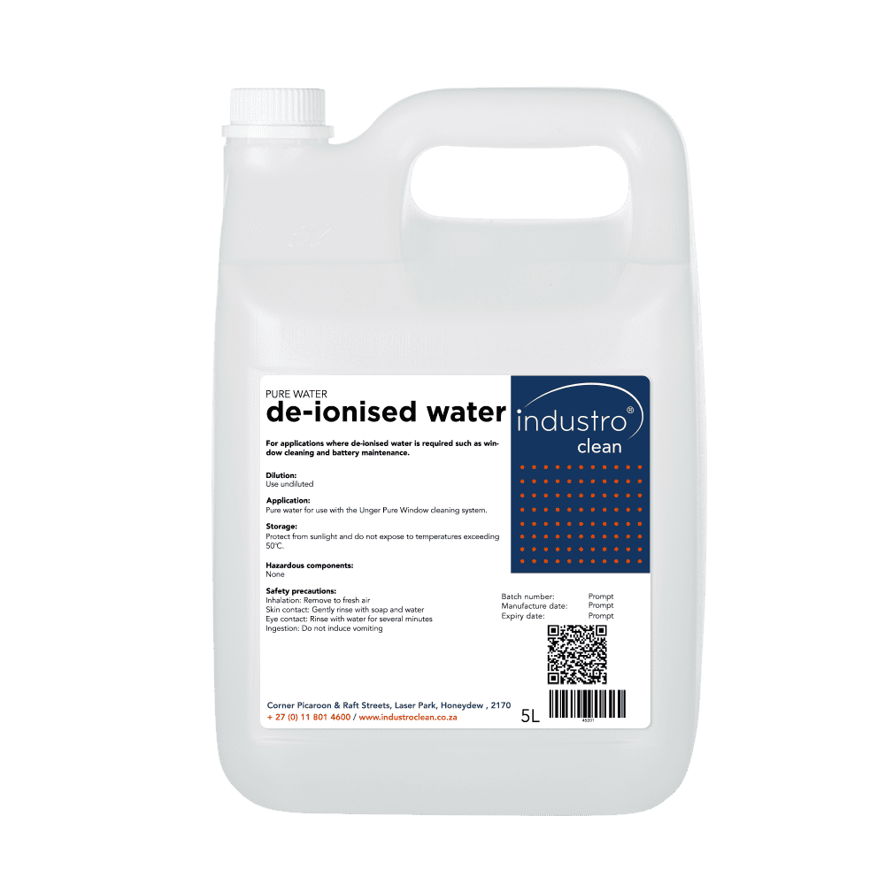 Industroclean De-Ionised Water 5L