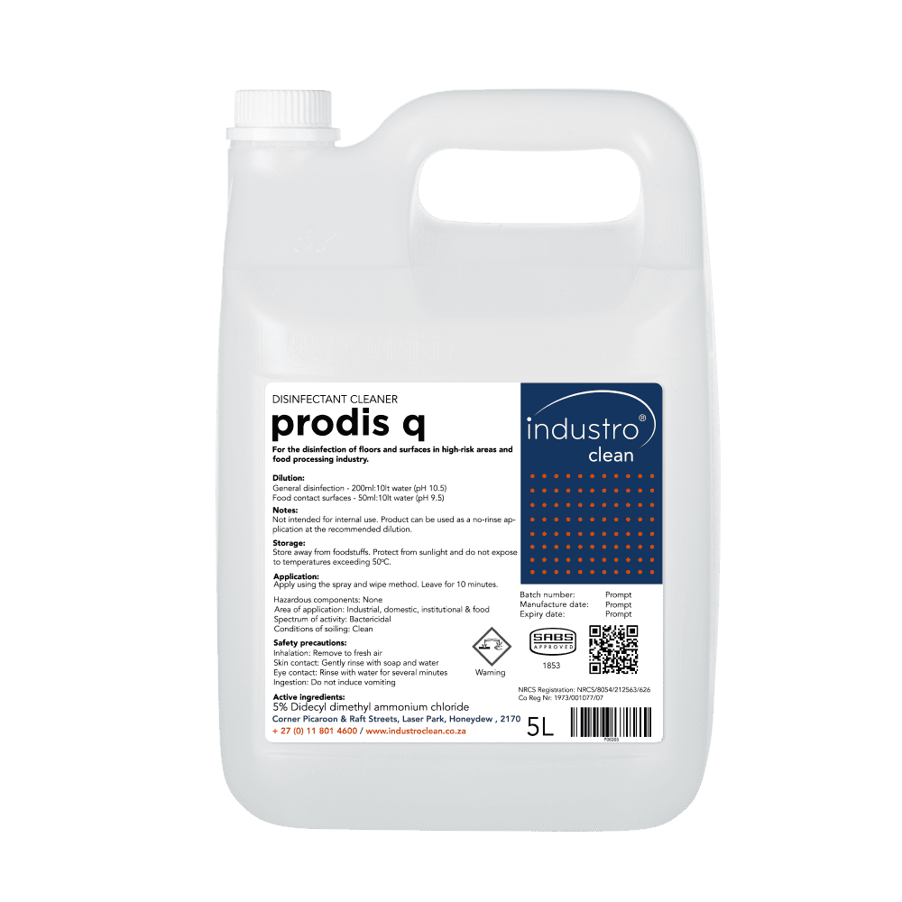 Industroclean Prodis Q Disinfectant 5L – Kitchen Trade