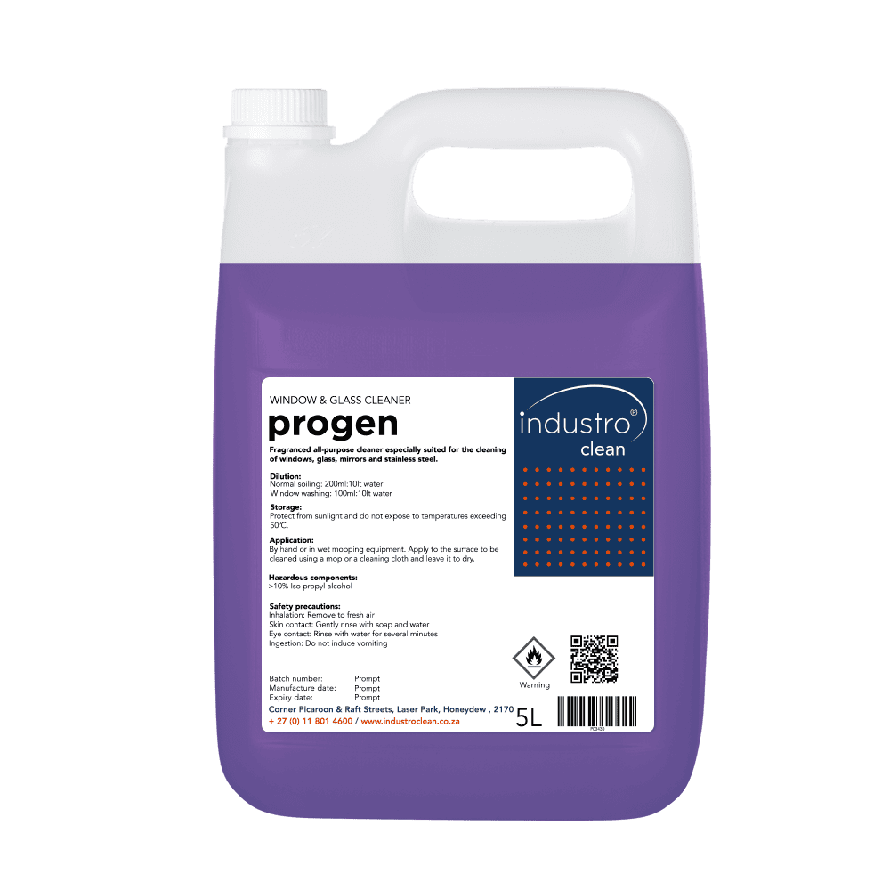 Industroclean Progen Glass Cleaner 5L