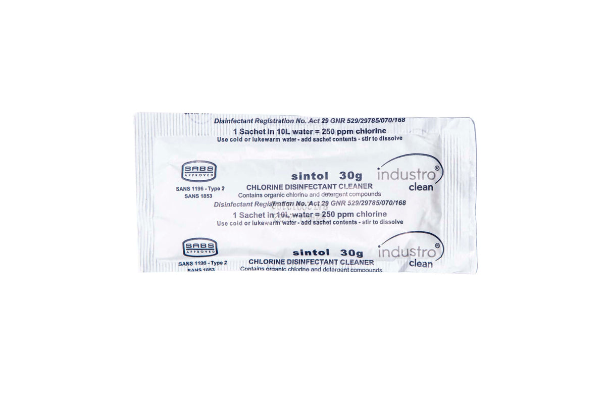 Industroclean Sintol Detergent Disinfectant 50 × 30g