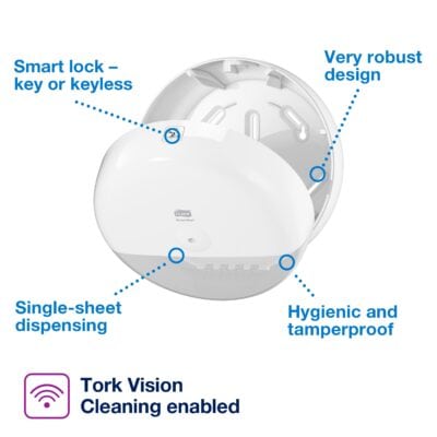 Tork SmartOne dispenser feature - SKU 680000