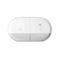 Tork SmartOne Twin Mini Toilet Roll Dispenser White - SKU 682000