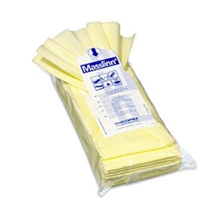 Masslinn Yellow Dot Dust Cloths – Pack of 25