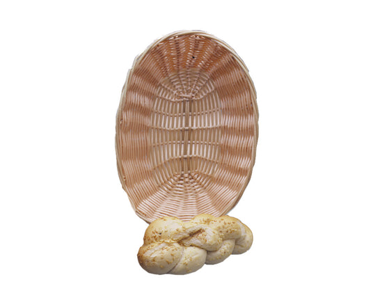 Global Bread Basket Woven Plastic Oval 230 x 167mm by Global  Commercial catering equipment