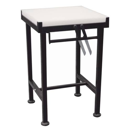 BUTCHER BLOCK STAND FOR PVC