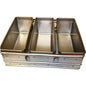 Cater Ace Bread Tray Alusteel Three Tray (354 x 284 x 115mm) by Cater Ace  Commercial catering equipment