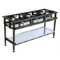 Commercial Gas Boiling Table - 3 Burner (Straight)