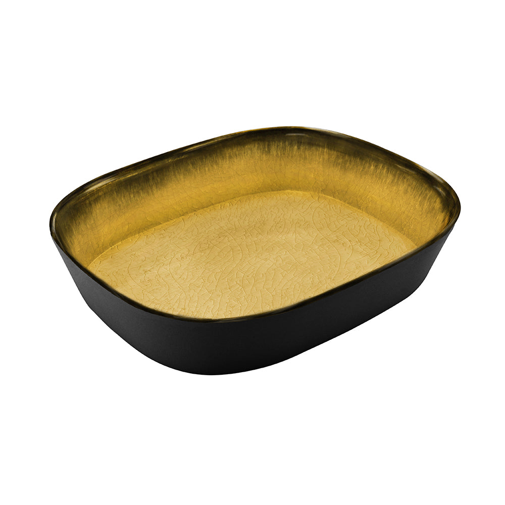 Efay Capsule Bowl - Rectangular - Yellow - 325 x 265 x 65mm by Efay  Capsule Bowl for commercial kitchens