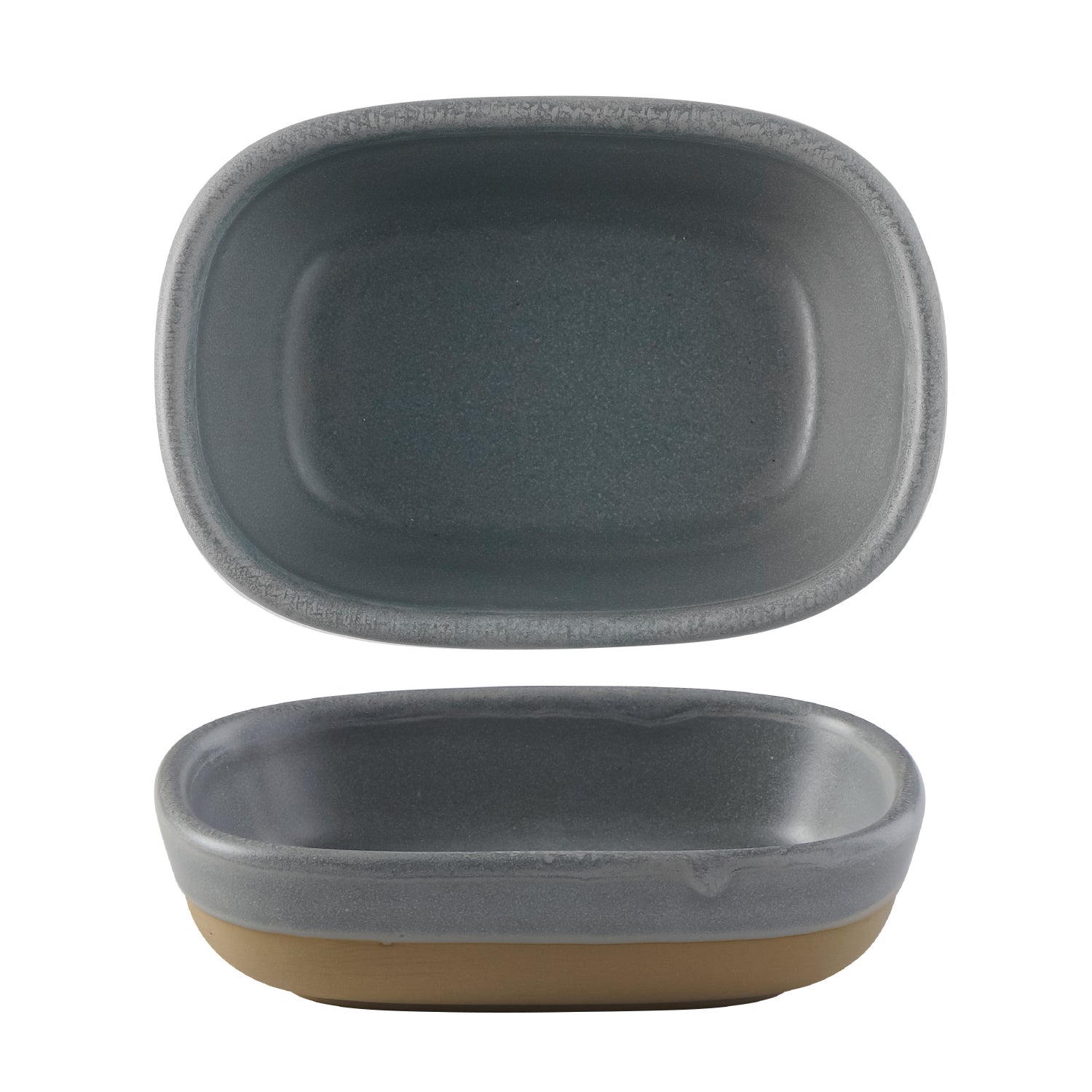 Churchill Seattle Grey Shallow Tray 12cm x 9cm x 3.3cm (Pack of 6) by Churchill  Trays for commercial kitchens
