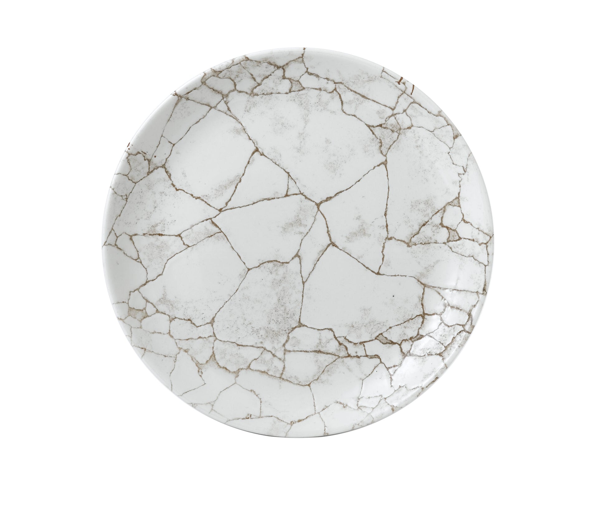 Churchill Kintsugi Agate Grey Coupe Plate 28.8cm (Pack of 12) by Churchill  Plates for commercial kitchens