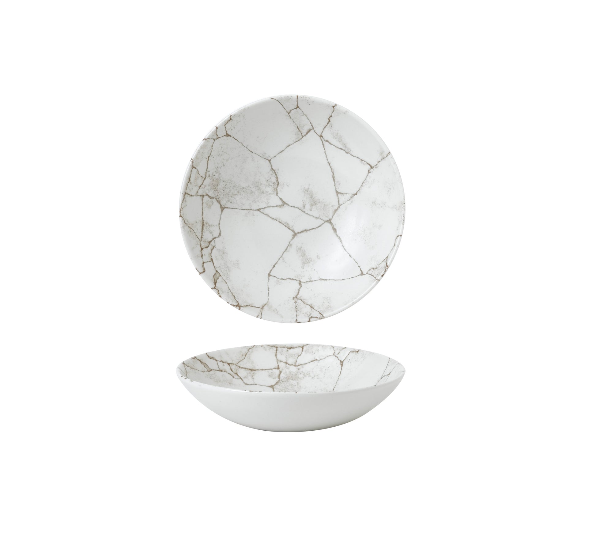 Churchill Kintsugi Agate Grey Coupe Bowl 18.2cm (Pack of 12) by Churchill  Bowls for commercial kitchens
