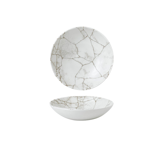 Kintsugi Agate Grey Coupe Bowl 18.2cm (Pack of 12)