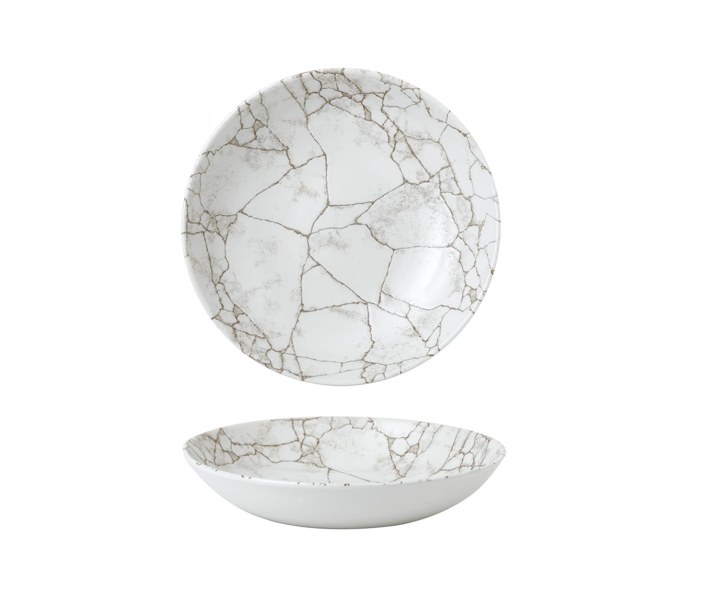 Churchill Kintsugi Agate Grey Coupe Bowl 24.8cm (Pack of 12) by Churchill  Bowls for commercial kitchens