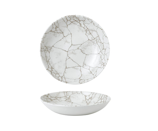 Churchill Kintsugi Agate Grey Coupe Bowl 24.8cm (Pack of 12) by Churchill  Bowls for commercial kitchens