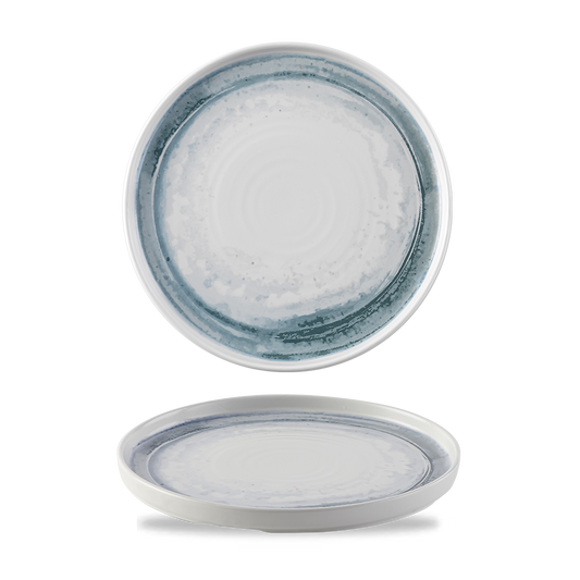 Finca Limestone Walled Plate - 26cm (Pack of 6)