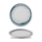 Churchill Finca Limestone Walled Plate - 26cm (Pack of 6) by Churchill  Walled Plate for commercial kitchens