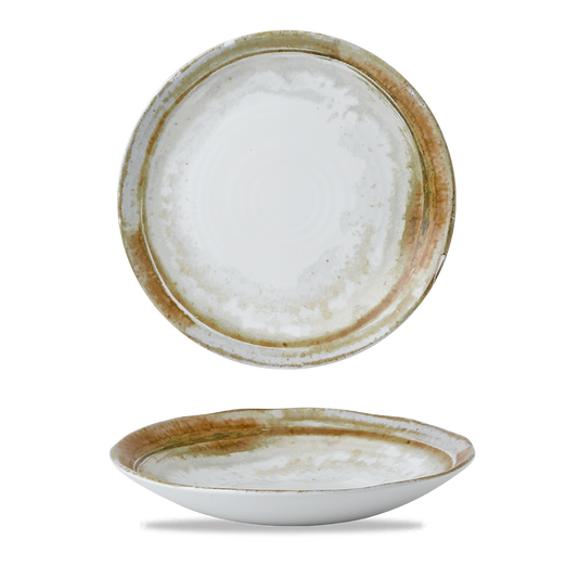 Churchill Finca Sandstone Organic Coupe Bowl - 27.9cm (Pack of 12) by Churchill  Coupe Bowl for commercial kitchens