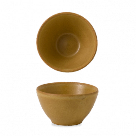 Churchill Nourish Petra Sand Contour Dip Pot 11cl (Pack of 12) by Churchill  Dip Pots for commercial kitchens