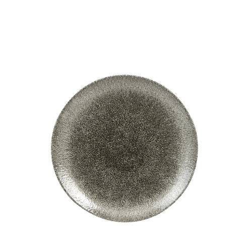 Raku Quartz Black Coupe Plate 26cm (Pack of 12)