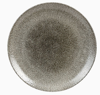 Raku Quartz Black Coupe Plate 28.8cm (Pack of 12)