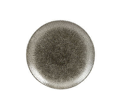 Raku Quartz Black Coupe Plate 16.5cm (Pack of 12)