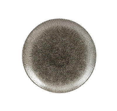 Raku Quartz Black Coupe Plate 21.7cm (Pack of 12)