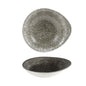 Raku Quartz Black Round Dish 16 x 14.5cm (Pack of 12)