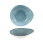 Churchill Raku Topaz Blue Round Dish 16 x 14.5cm by Churchill  Commercial catering equipment