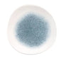 Raku Topaz Blue Organic Round Plate 21cm (Each)