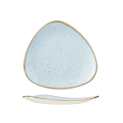 Duck Egg Blue Triangle Plate - 19.2cm (Pack of 12)