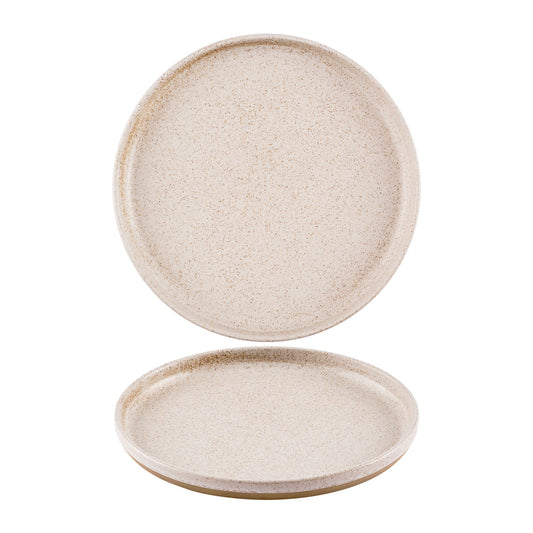 Churchill CC-SEBW-26EP.1 Emerge Speckled White Walled Plate 26cm (Pack of 6)