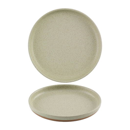 Churchill CC-SESG-26EP.1 Emerge Speckled Green Walled Plate 26cm (Pack of 6)