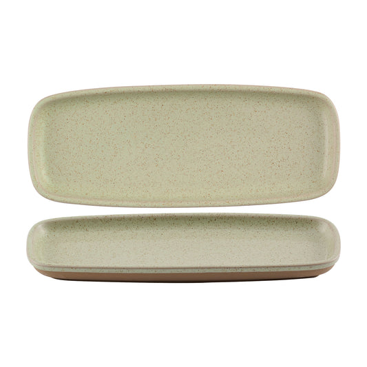 Churchill CC-SESG-EP30.1 Emerge Speckled Green Rectangular Plate 30 × 14.7cm (Pack of 6)