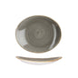 Churchill Peppercorn Grey Oval Plate - 19.2cm (Pack of 12) by Churchill  Oval Plate for commercial kitchens