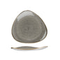 Churchill Peppercorn Grey Triangle Plate - 19.2cm (Pack of 12) by Churchill  Triangle Plate for commercial kitchens