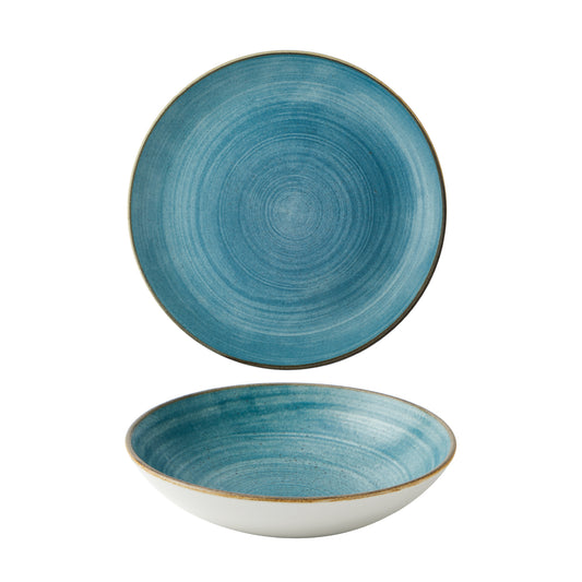 Churchill Stonecast Raw Teal Coupe Bowl - 18.2cm (Pack of 12) by Churchill  Coupe Bowl for commercial kitchens