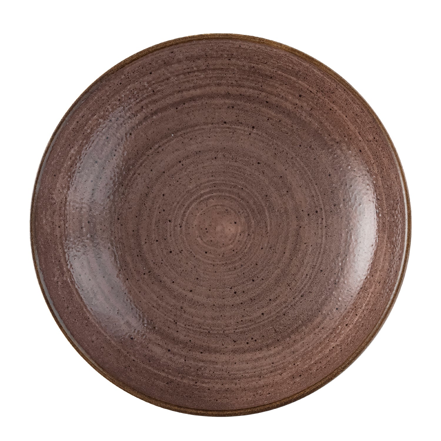Churchill Stonecast Raw Brown Coupe Plate - 28.8cm (Pack of 12) by Churchill  Coupe Plate for commercial kitchens
