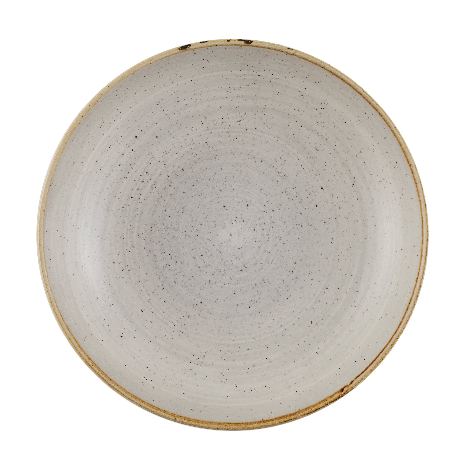 Churchill Stonecast Raw Grey Coupe Plate - 28.8cm (Pack of 12) by Churchill  Coupe Plate for commercial kitchens