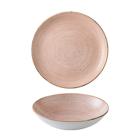 Stonecast Raw Terracotta Coupe Bowl - 18.2cm (Pack of 12)