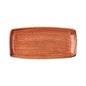 Churchill Spiced Orange Oblong Plate - 29.5 x 15cm (Pack of 12) by Churchill  Oblong Plate for commercial kitchens