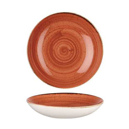 Churchill Spiced Orange Large Coupe Bowl - 31cm (Pack of 6) by Churchill  Large Coupe Bowl for commercial kitchens