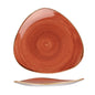 Churchill Spiced Orange Triangle Plate - 19.2cm (Pack of 12) by Churchill  Triangle Plate for commercial kitchens