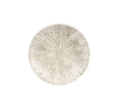 Churchill Stone Agate Grey Evolve Coupe Plate 16.5cm (Pack of 12) by Churchill  Coupe Plates for commercial kitchens